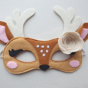 Őzikelány farsangi jelmez szett (álarc+szoknya+farkinca)�AZONNAL VIHETŐ!!! - ruha & divat - jelmez & álarc - jelmez - Meska.hu