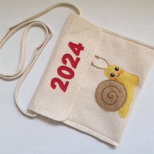 Csigás ballagó tarisznya Ovis/bölcsis ballagó tarisznya - választható mintával! - táska & tok - kézitáska & válltáska - tarisznya - Meska.hu