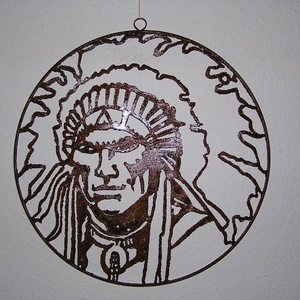 Winnetou. - otthon & életmód - dekoráció - fali és függő dekoráció - falra akasztható dekor - Meska.hu