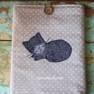 Cicás Könyvtok / iPadtok - táska & tok - laptoptáska, laptop hátizsák - Meska.hu