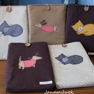  Tacskós Könyvtok / iPadtok - táska & tok - laptoptáska, laptop hátizsák - Meska.hu