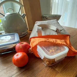 Uzsonnás táska - táska & tok - uzsonna- & ebéd tartó - ebéd tasak, doboz - Meska.hu