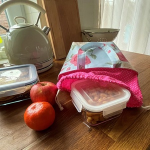 Uzsonnás táska - táska & tok - uzsonna- & ebéd tartó - ebéd tasak, doboz - Meska.hu