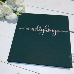 Esküvői vendégkönyv, Esküvő, Emlék & Ajándék, Vendégkönyv, Könyvkötés, Fotó, grafika, rajz, illusztráció, MESKA