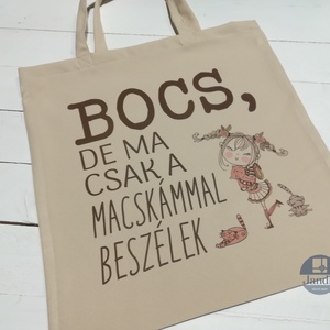 Bevásárló táska, Táska & Tok, Bevásárlás & Shopper táska, Shopper, textiltáska, szatyor, Fotó, grafika, rajz, illusztráció, Varrás, MESKA