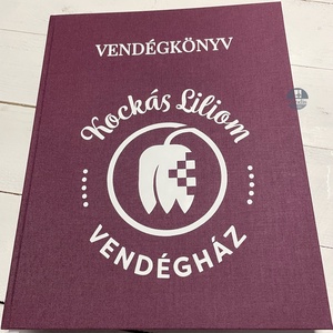 Vendégkönyv szálláshelyeknek, Otthon & Lakás, Papír írószer, Jegyzetfüzet & Napló, Könyvkötés, Fotó, grafika, rajz, illusztráció, Meska
