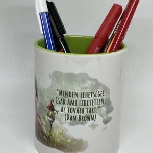 Kerámia tolltartó - motivációs - Meska.hu