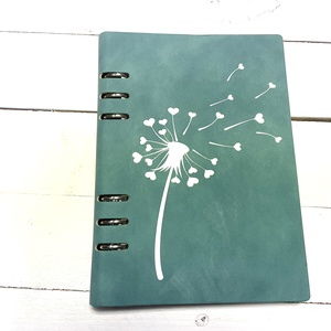 Türkiz textilből napló - cserélhető lapokkal, Otthon & Életmód, Papír, írószer, Jegyzetfüzet & Napló, Fotó, grafika, rajz, illusztráció, MESKA