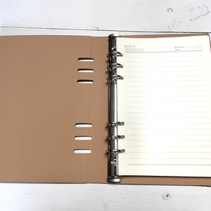 Türkiz textilből napló - cserélhető lapokkal - otthon & életmód - papír, írószer - jegyzetfüzet & napló - Meska.hu