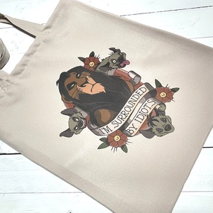 Bevásárló táska - Idióták - Im surrounded by idiots - Meska.hu