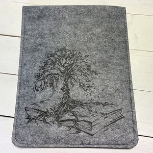 Filc könyvtok (fa motívummal), Könyv & Zene, Könyvtok, Fotó, grafika, rajz, illusztráció, Varrás, MESKA