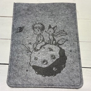 Filc könyvtok (Kis herceg és róka motívummal), Könyv & Zene, Könyvtok, Fotó, grafika, rajz, illusztráció, Varrás, MESKA