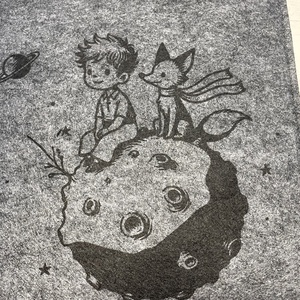 Filc könyvtok (Kis herceg és róka motívummal) - könyv & zene - könyvtok - Meska.hu