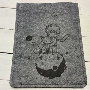 Filc könyvtok (Kis herceg és róka motívummal - ölelős), Könyv & Zene, Könyvtok, Fotó, grafika, rajz, illusztráció, Varrás, MESKA