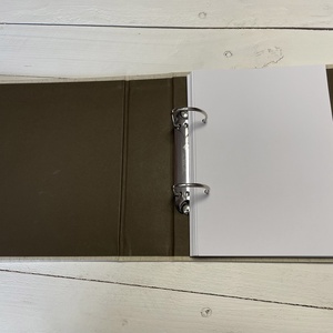 Receptes mappa  vintage hangulat bézs-barna vászonkötésben (A5) - otthon & életmód - konyhafelszerelés, tálalás - sütés, főzés - receptfüzet - Meska.hu