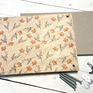 Virágprés/levélprés - sárga virágos - diy (csináld magad) - egységcsomag - Meska.hu