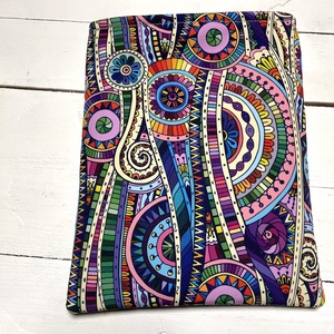 Könyvtok/könyvtartó/Könyvóvó - Mandala - Mandalás, Otthon & Életmód, Papír, írószer, Jegyzetfüzet & Napló, Fotó, grafika, rajz, illusztráció, Varrás, MESKA