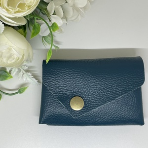 Valódi bőr zsebkendőtartó - kobaltkék, Otthon & Életmód, Tárolás & Rendszerezés, Zsebkendőtartó, Bőrművesség, MESKA