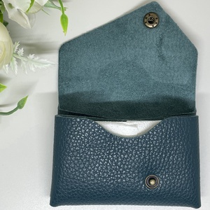 Valódi bőr zsebkendőtartó - petrol - otthon & életmód - tárolás & rendszerezés - zsebkendőtartó - Meska.hu