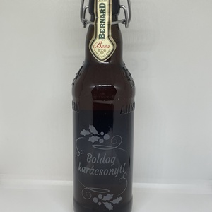 Bernard sör - karácsonyi gravírozással - limitált darab - élelmiszer - alkoholos italok - Meska.hu