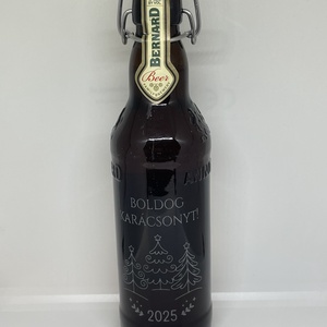 Bernard sör - karácsonyi gravírozással - limitált darab - élelmiszer - alkoholos italok - Meska.hu