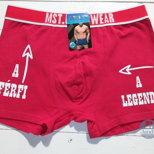 Férfi alsónadrág - Valentin napi ajándék férfiaknak - Meska.hu