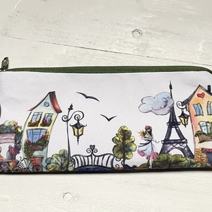 Párizsi utca - tolltartó - pipere, Táska & Tok, Neszesszer, Fotó, grafika, rajz, illusztráció, Varrás, MESKA