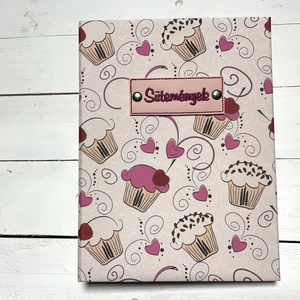 Receptes mappa � muffinos, Otthon & Életmód, Konyhafelszerelés, tálalás, Sütés, főzés, Receptfüzet, Fotó, grafika, rajz, illusztráció, Könyvkötés, MESKA