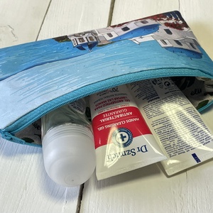 Santorini mintás kozmetikai szett � neszesszer és zsepitartó - táska & tok - neszesszer - Meska.hu