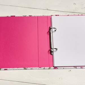 Receptes mappa � cseresznyés mintával - otthon & életmód - konyhafelszerelés, tálalás - sütés, főzés - receptfüzet - Meska.hu