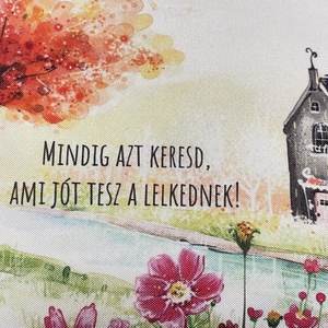 Motivációs neszesszer � Mindig azt keresd, ami jót tesz a lelkednek - táska & tok - neszesszer - Meska.hu