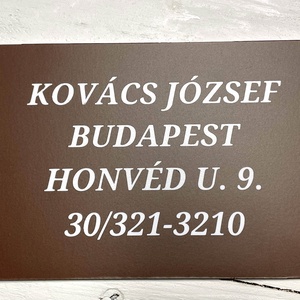 Csónak névtábla horgászoknak – csónak tábla - kültéri, egyedi felirattal, Otthon & Életmód, Ház & Kert, Névtábla, Fotó, grafika, rajz, illusztráció, Horgászol a Tiszán, a Dunán, a Balatonon vagy kisebb főcsatornákon?
Egy jól látható csónak névtábla..., MESKA