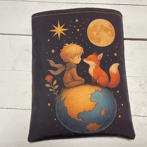 Kis herceg mintás könyvtok � 21�25 cm, Könyv & Zene, Könyvtok, Fotó, grafika, rajz, illusztráció, Varrás, MESKA