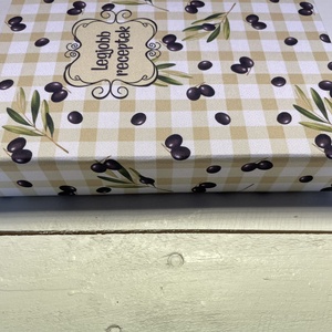 Receptes könyv - receptes mappa - olívabogyós - a családi recepteknek - otthon & életmód - konyhafelszerelés, tálalás - sütés, főzés - receptfüzet - Meska.hu