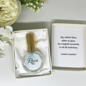 Tanúfelkérő - parfüm � parfümös üveg díszdobozban - Meska.hu