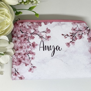 Anyák napi neszesszer - egyedi felirattal - rózsaszín, Táska & Tok, Neszesszer, Fotó, grafika, rajz, illusztráció, Varrás, MESKA