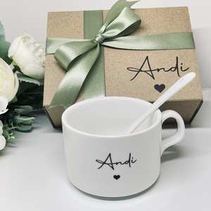 Tanúfelkérő ajándék - nőknek - kávés - nyomtatott dobozban - Meska.hu