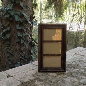 Képkeret-Fotókeret-3 db 9x13cm-es képhez-Pácolt-barna-74 - Meska.hu