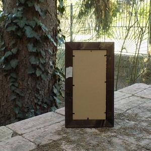 Képkeret-Fotókeret-3 db 9x13cm-es képhez-Pácolt-barna-74 -  - Meska.hu