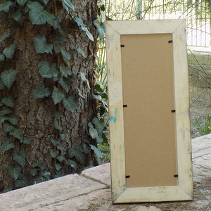 Képkeret-Fotókeret-10x29,7 cm-es képhez-Pácolt Fehér-Ricás-151 - otthon & életmód - dekoráció - kép & falikép - képkeret - Meska.hu