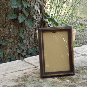 Képkeret-Fotókeret-10x15 cm-es képhez-Pácolt Dióbarna-Vékony-40, Otthon & Életmód, Dekoráció, Kép & Falikép, Képkeret, Famegmunkálás, MESKA
