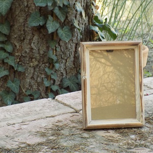 Képkeret-Fotókeret-10x15 cm-es képhez-Pácolt-Fehér-Vékony-43 - Meska.hu