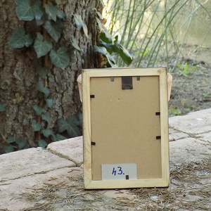Képkeret-Fotókeret-10x15 cm-es képhez-Pácolt-Fehér-Vékony-43 - otthon & életmód - dekoráció - kép & falikép - képkeret - Meska.hu