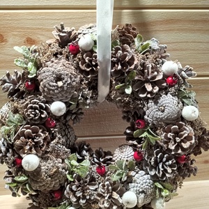 Kopogtató tobozokból 30 cm - Meska.hu