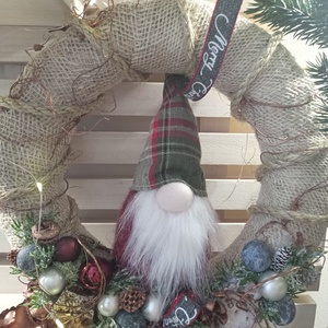 Manós karácsonyi kopogtató - Meska.hu