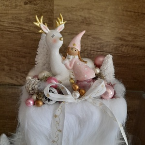  Szofi karácsonya ünnepi asztaldísz  - karácsony - adventi díszek - adventi asztaldísz - Meska.hu