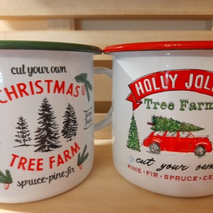 Karácsonyi bádogbögre - Meska.hu