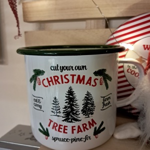 Karácsonyi bádogbögre - Meska.hu