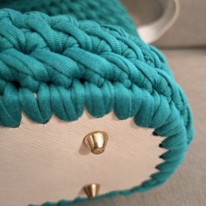 ,,Zöld tavaszváró - táska & tok - kézitáska & válltáska - válltáska - Meska.hu