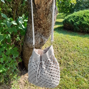 Tavaszi csipke szatyor. - Meska.hu